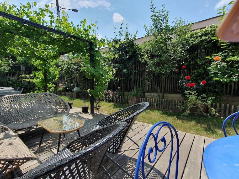 Appartement Dans Un Jardin Genève Buitenkant foto
